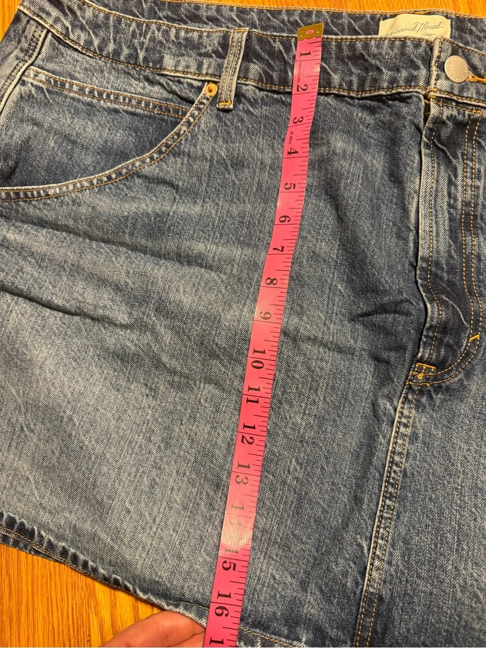 Universal Thread Women’s Plus Size Denim Mini Skirt Blue Jean NWT